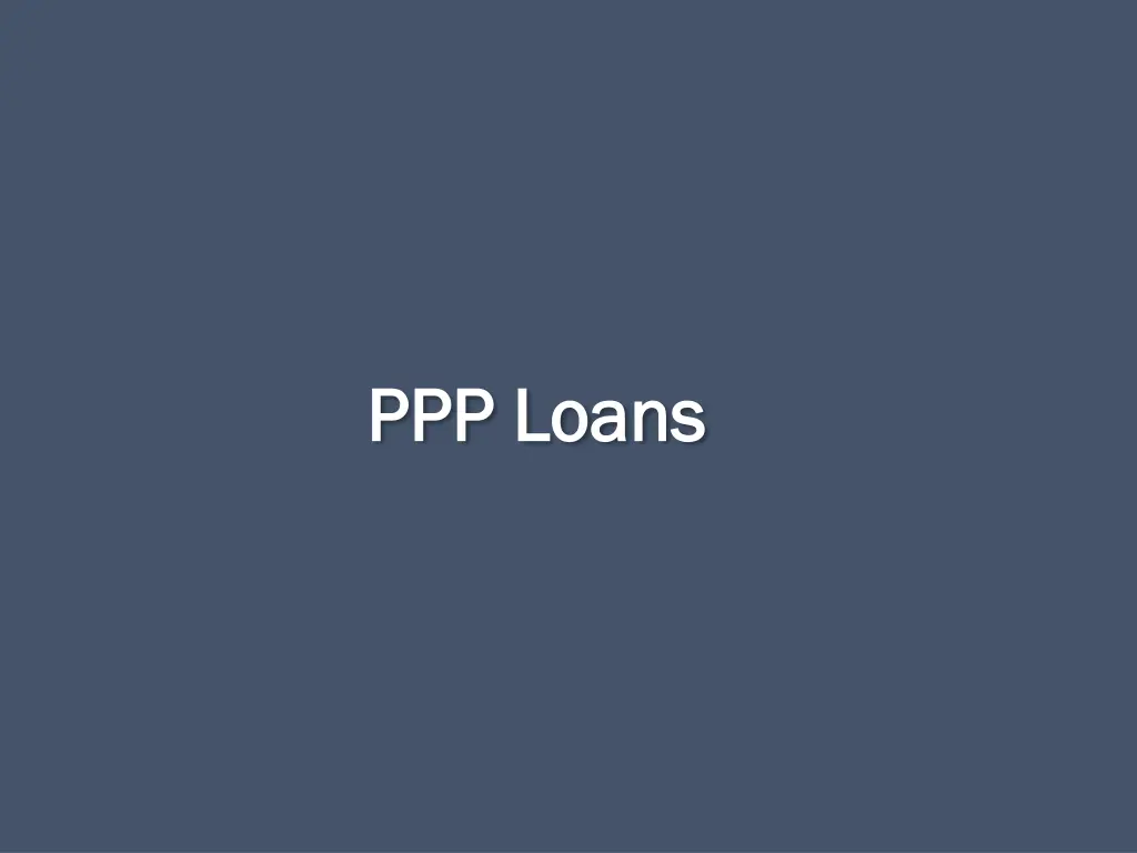 ppp loans ppp loans