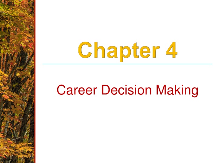 career decision making