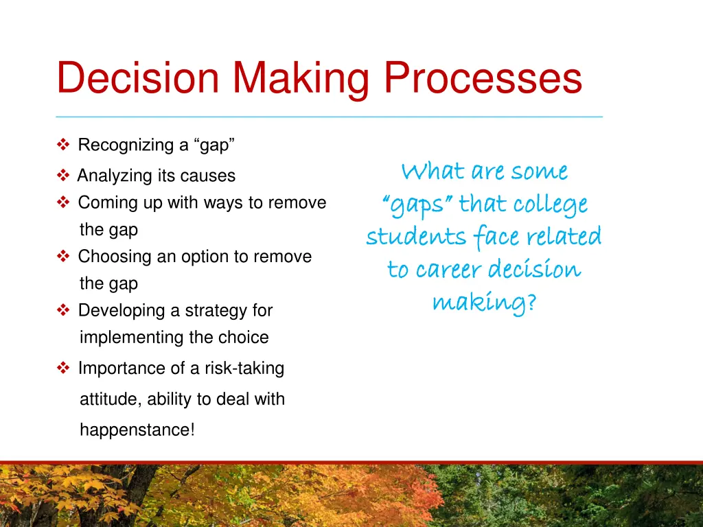 decision making processes