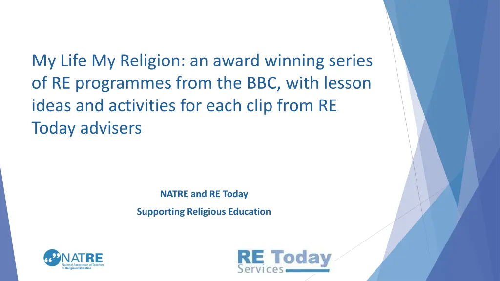 my life my religion an award winning series