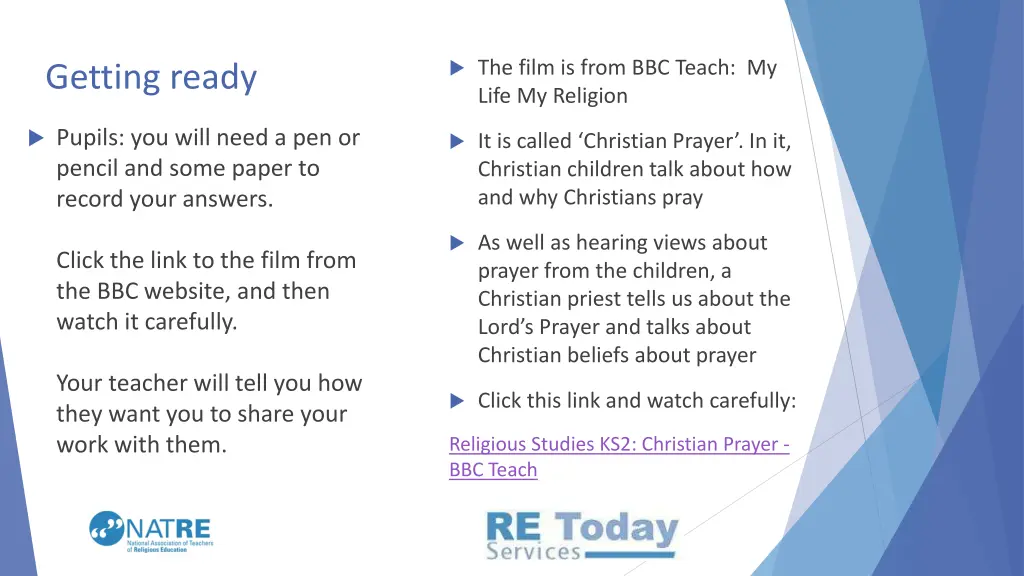 the film is from bbc teach my life my religion