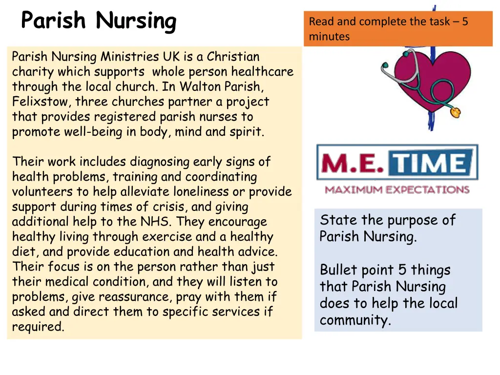 parish nursing