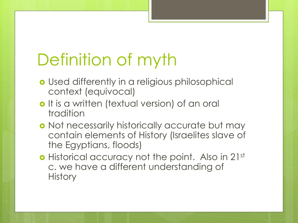 definition of myth