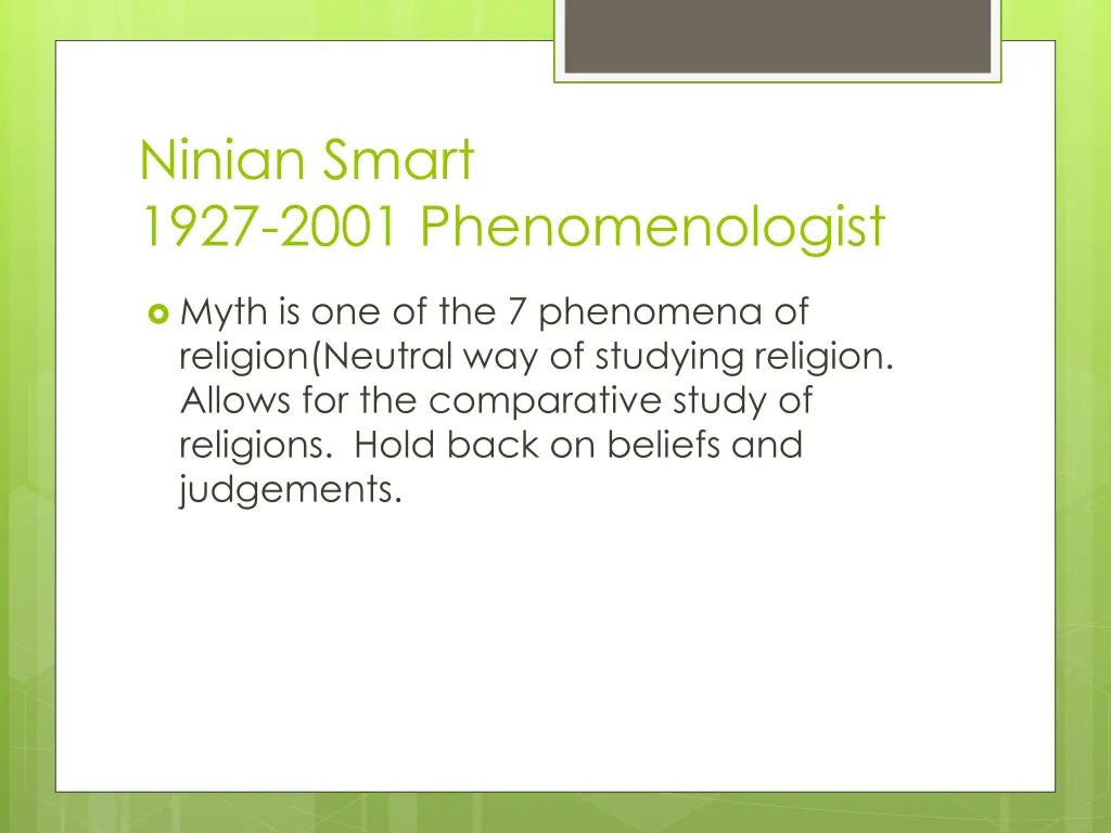 ninian smart 1927 2001 phenomenologist