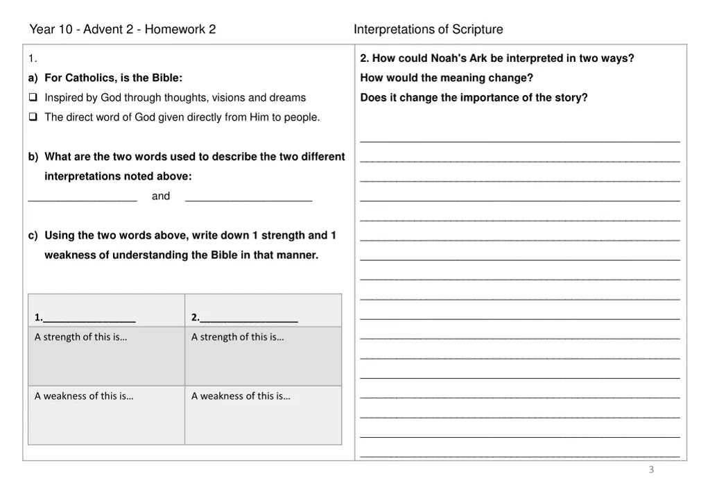 year 10 advent 2 homework 2 interpretations