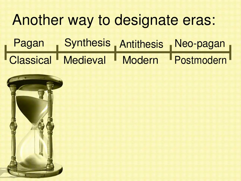 another way to designate eras