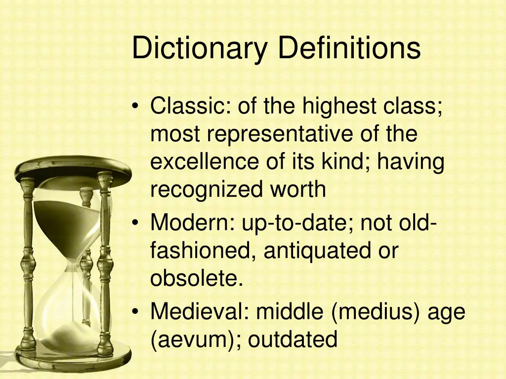 dictionary definitions