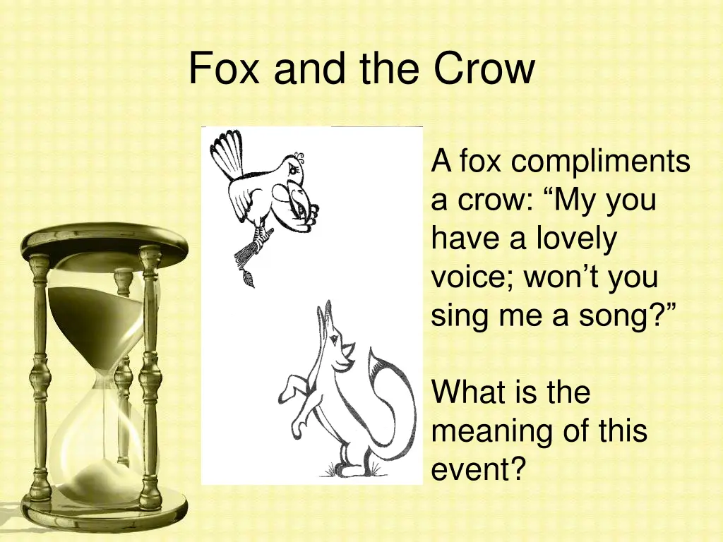 fox and the crow