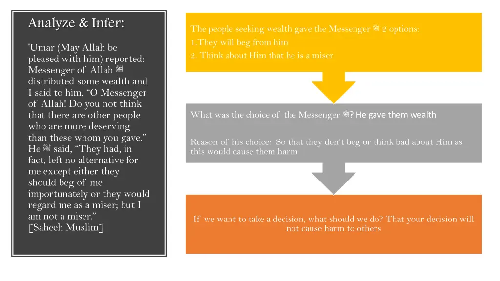 analyze infer