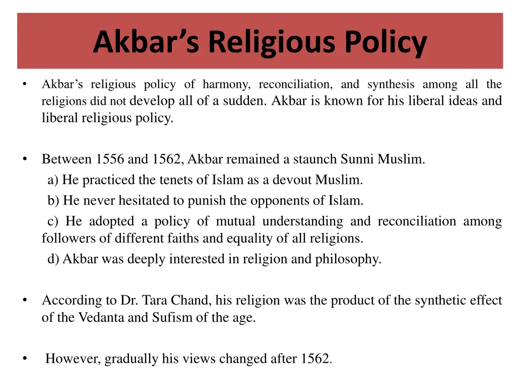 akbar s religious policy