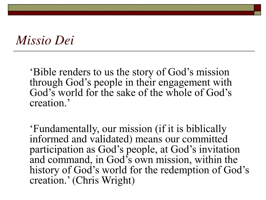 missio dei