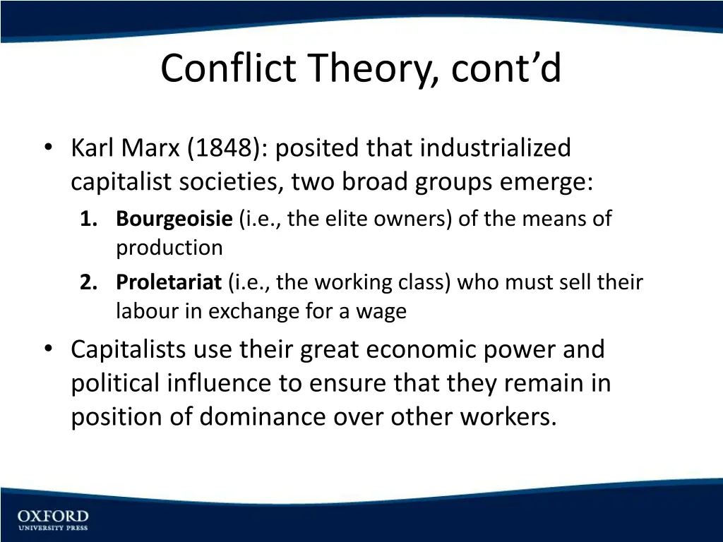 conflict theory cont d 1