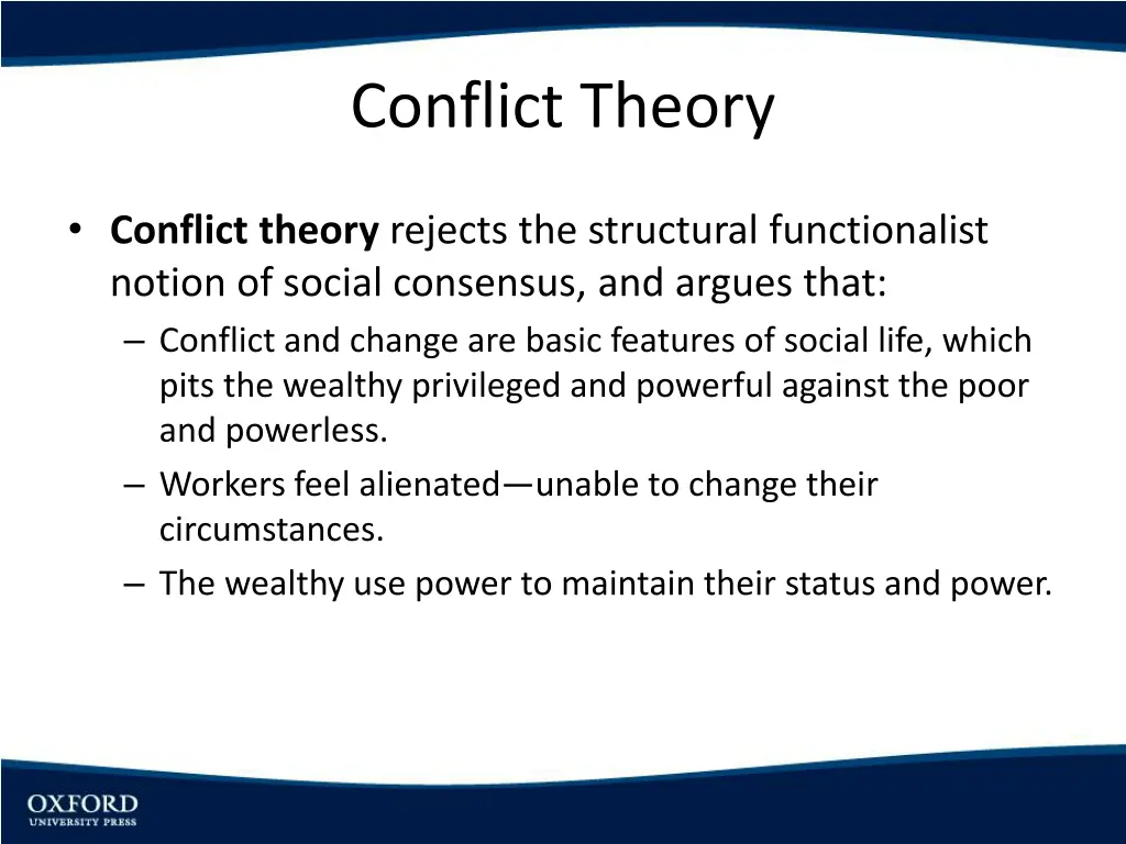 conflict theory