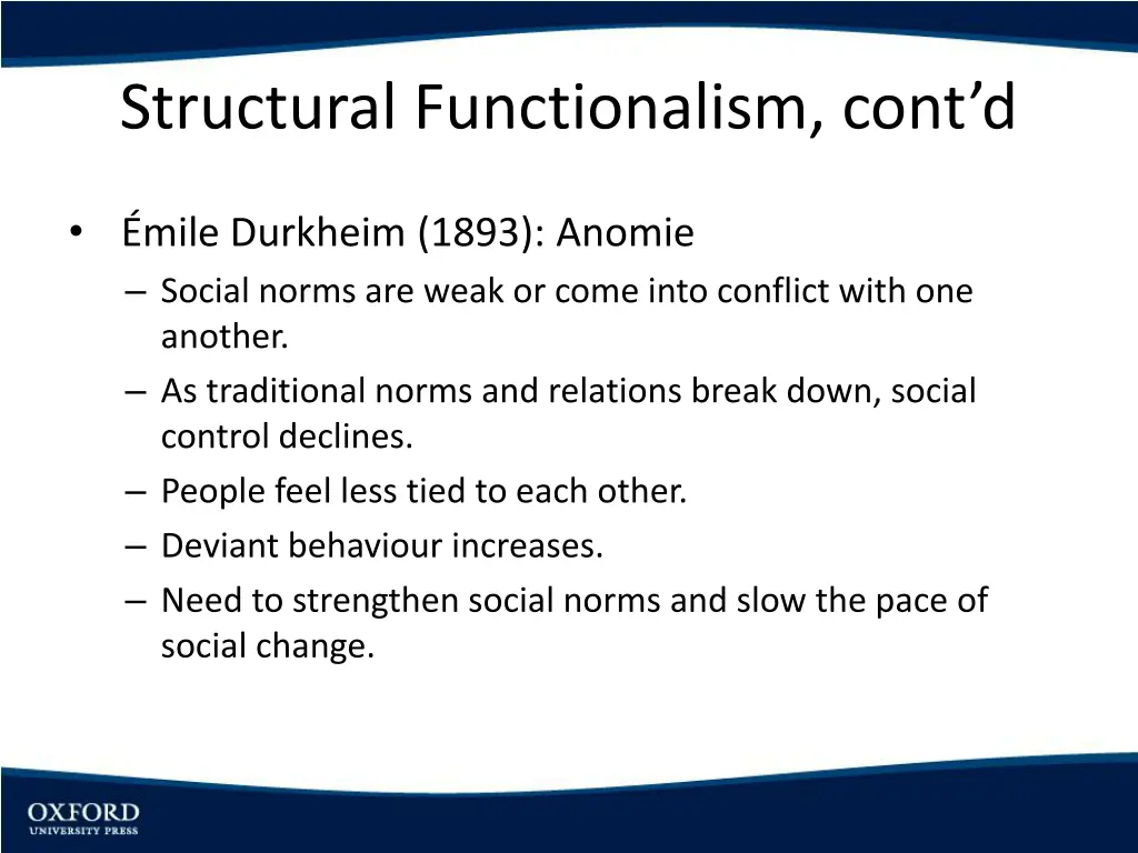 structural functionalism cont d 1