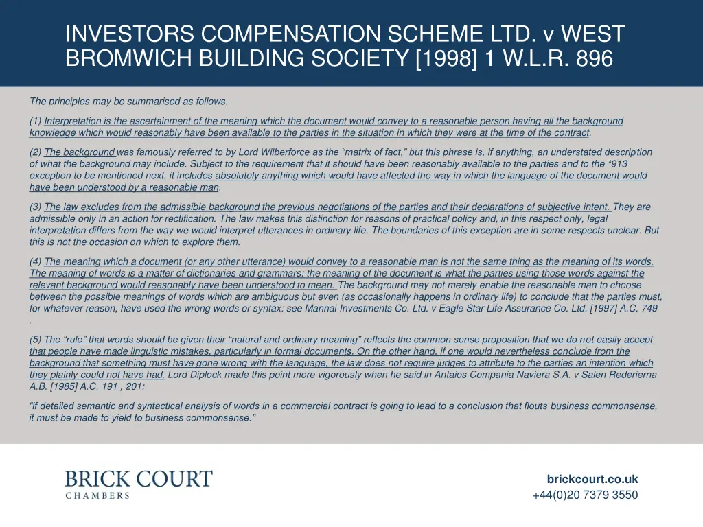 investors compensation scheme ltd v west bromwich