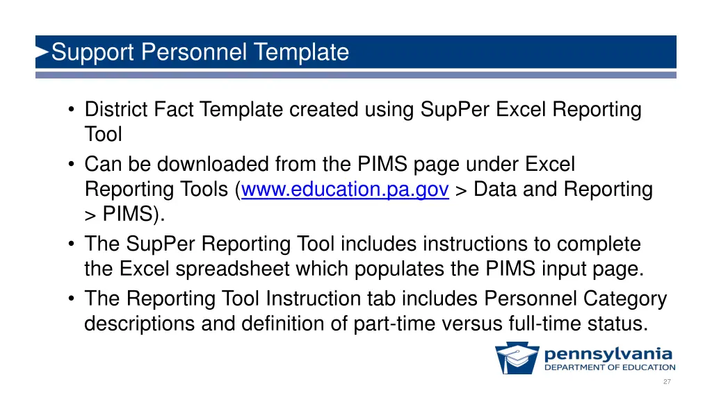 support personnel template