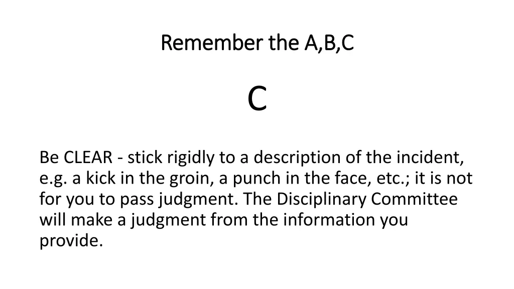 remember the a b c remember the a b c 2