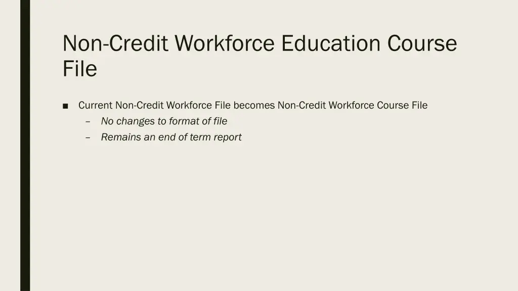 non credit workforce education course file