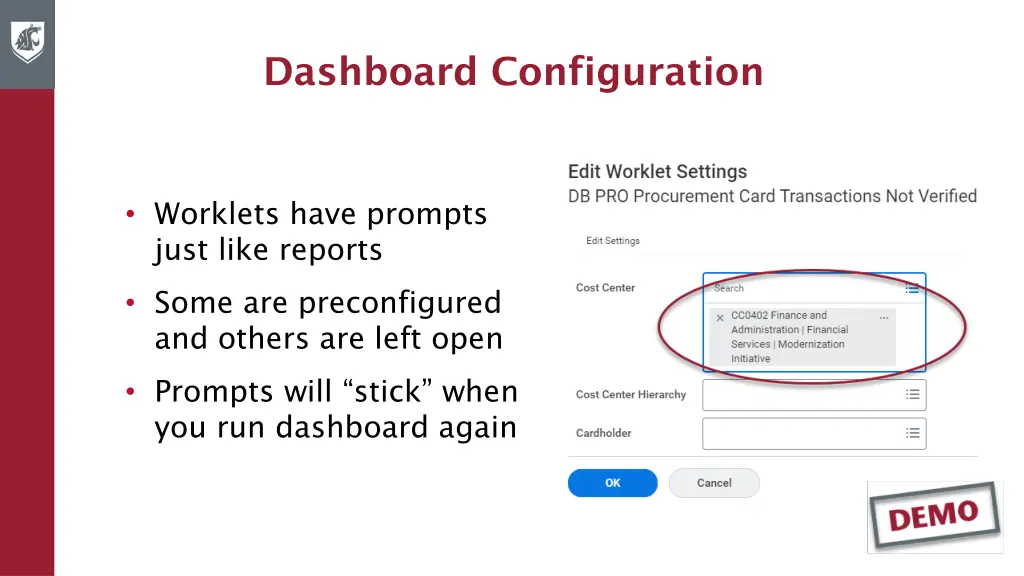 dashboard configuration 2