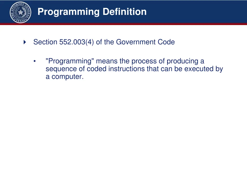 programming definition