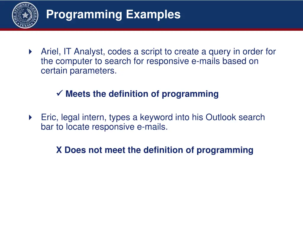 programming examples