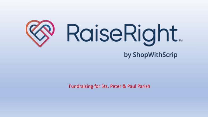 fundraising for sts peter paul parish