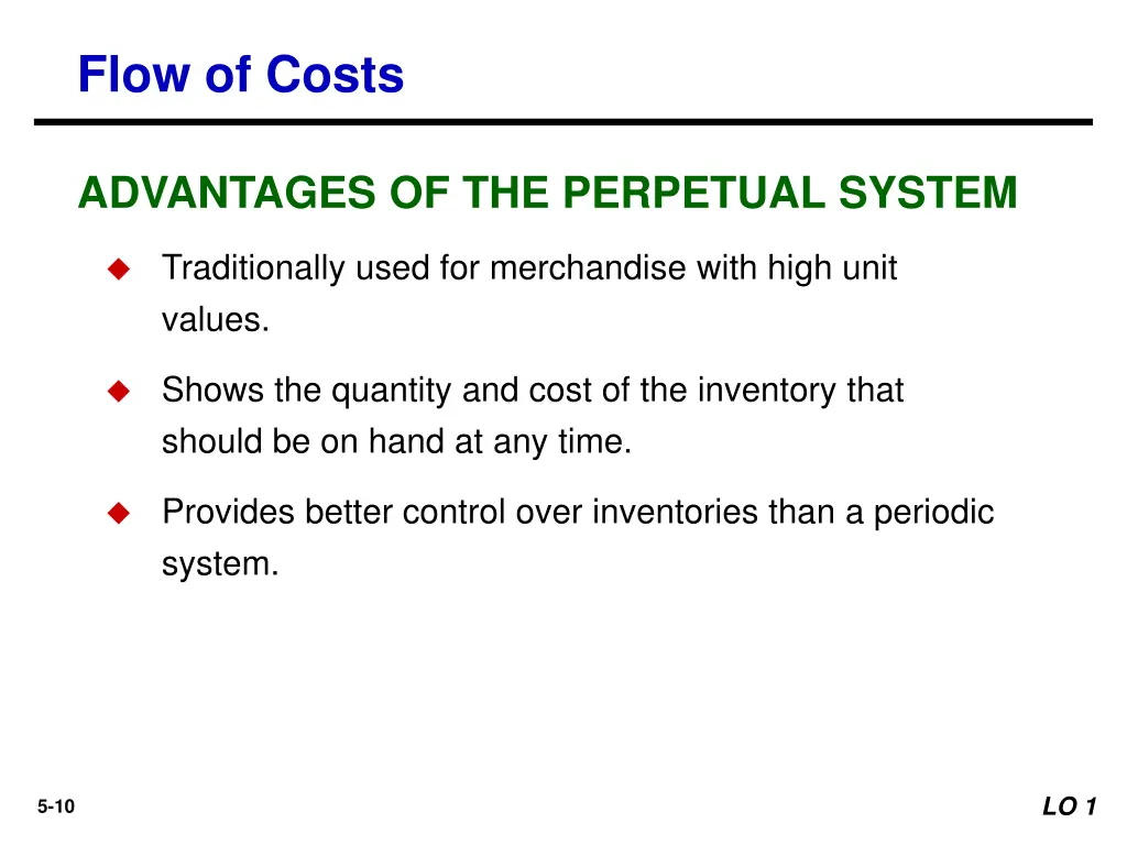 flow of costs 3