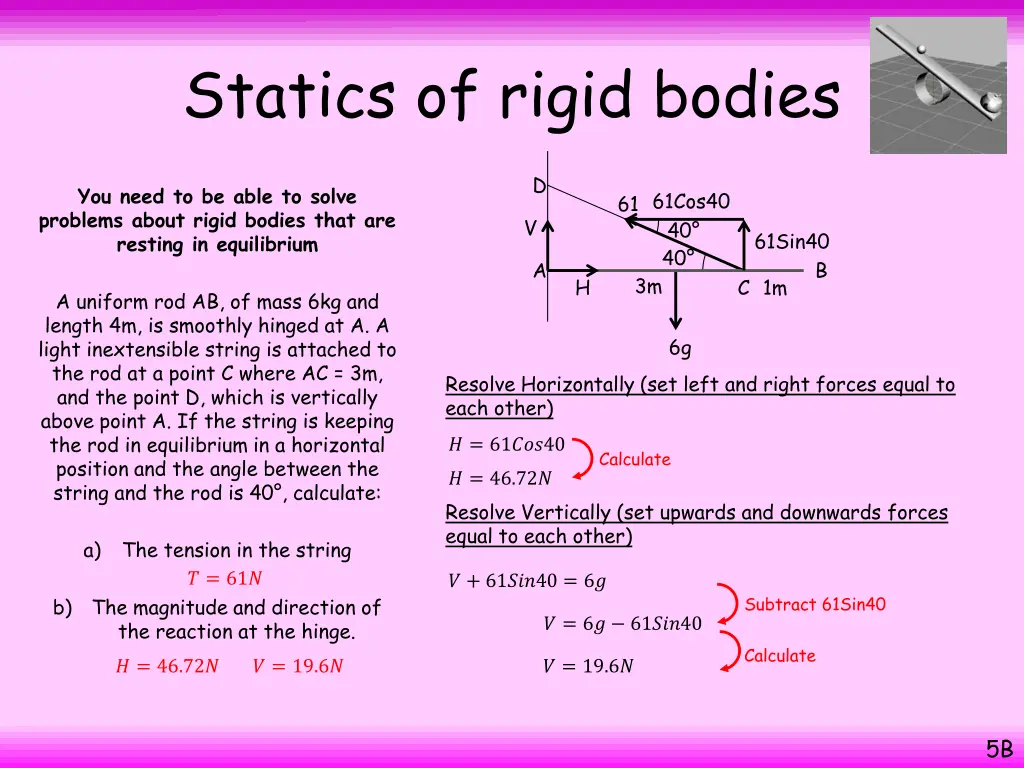 statics of rigid bodies 2