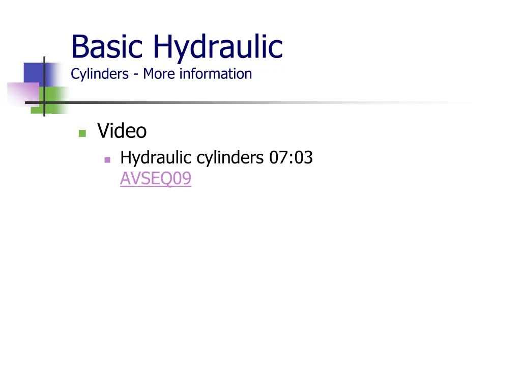 basic hydraulic cylinders more information