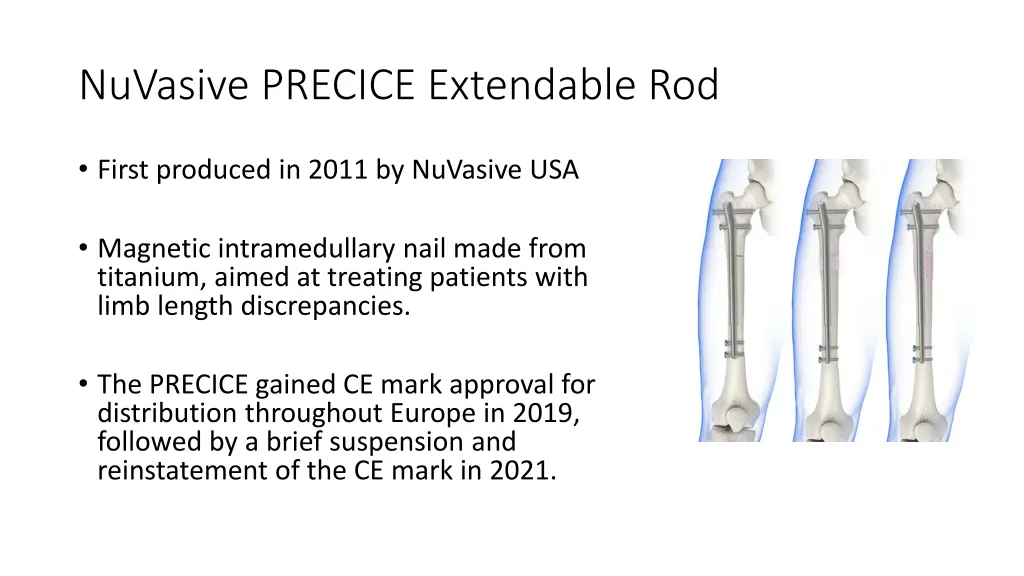 nuvasive precice extendable rod