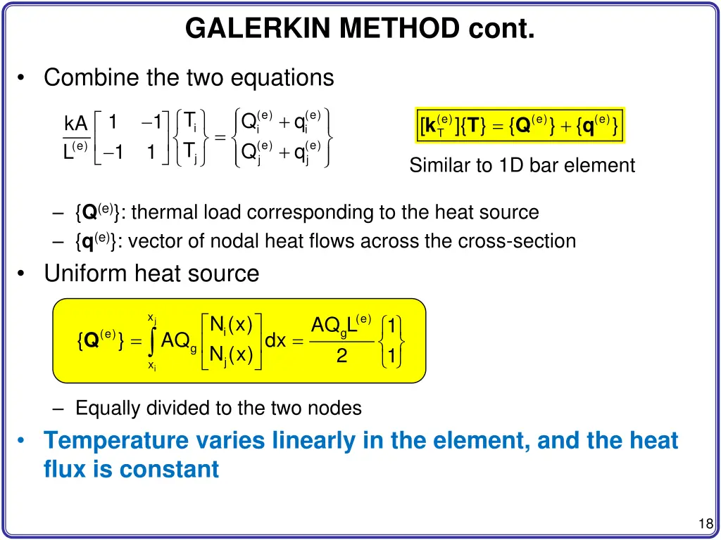 galerkin method cont 2