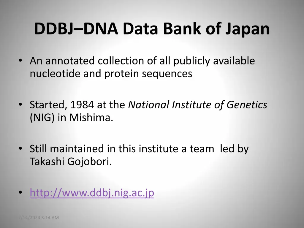 ddbj dna data bank of japan