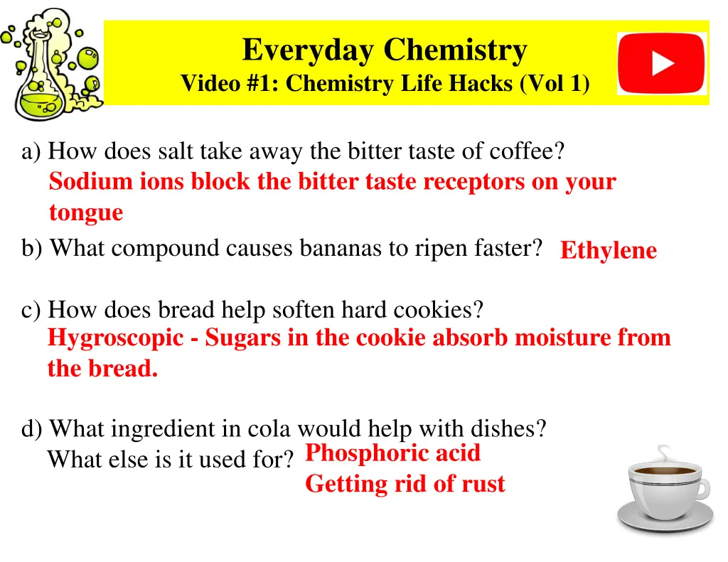 everyday chemistry video 1 chemistry life hacks