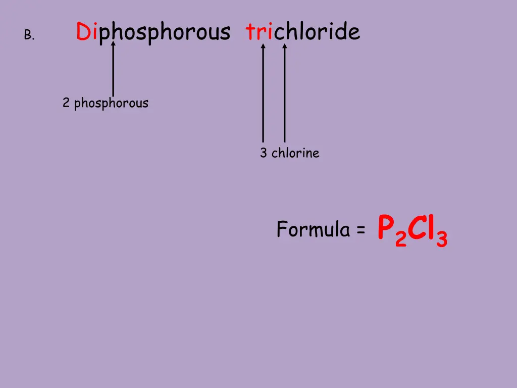 diphosphorous trichloride