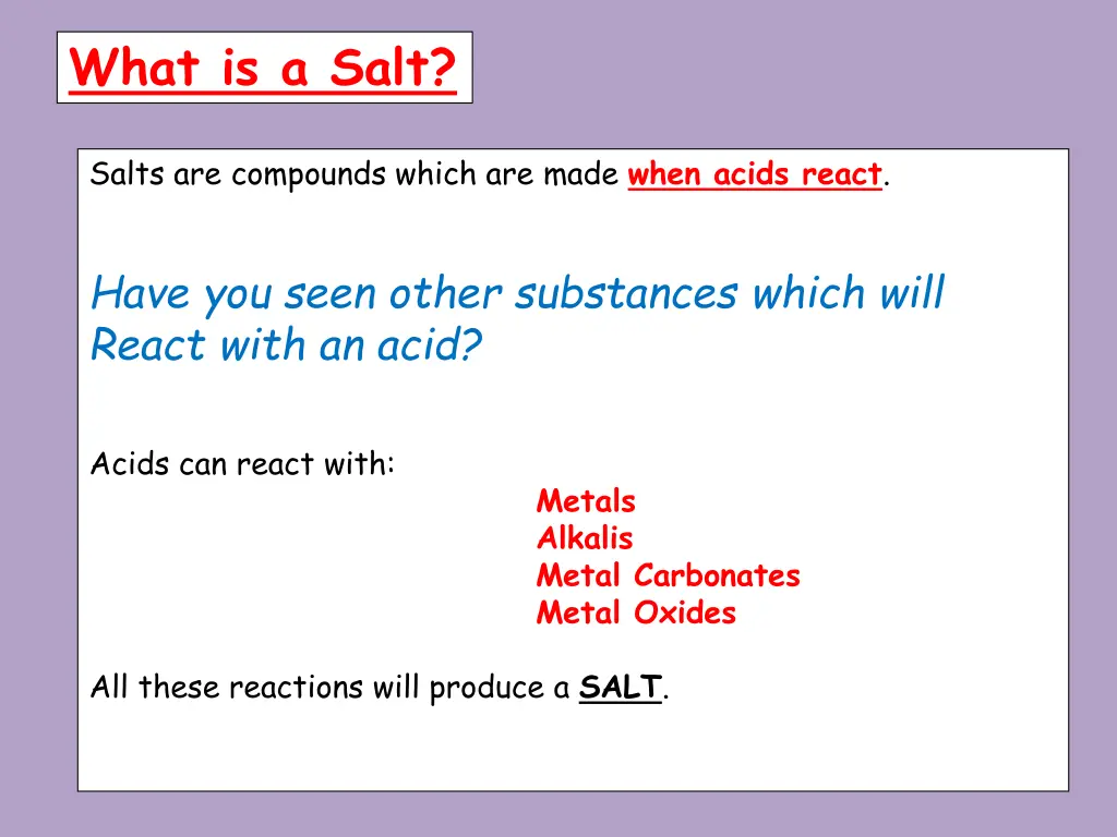 what is a salt