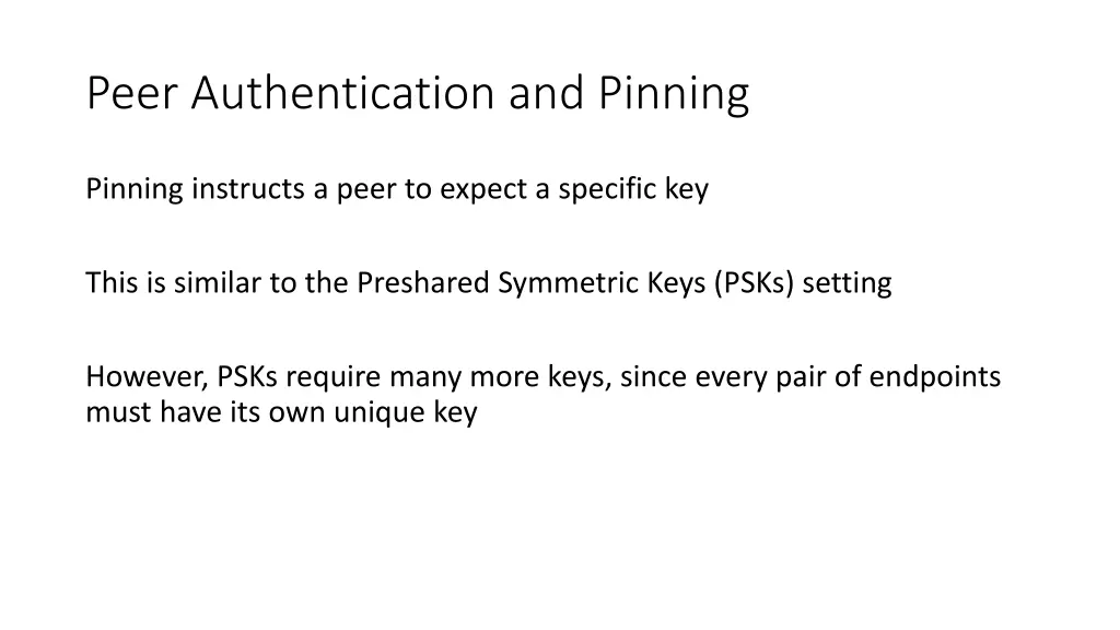 peer authentication and pinning 5