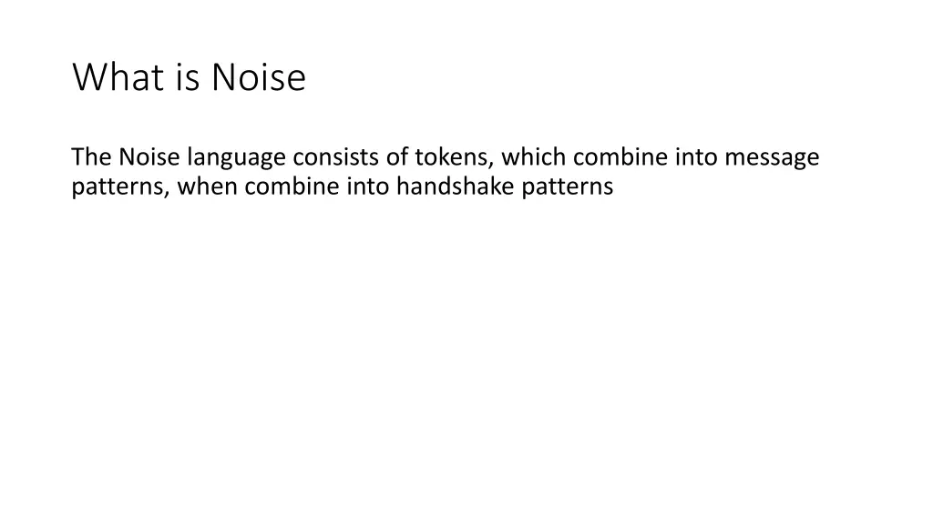 what is noise 4