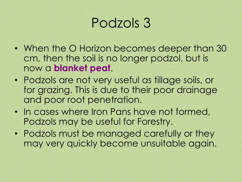 podzols 3