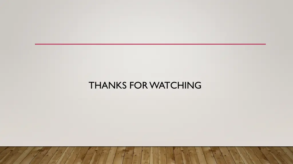 thanks for watching