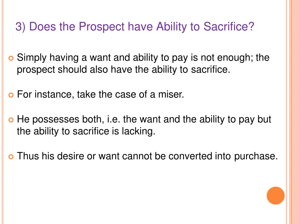 3 does the prospect have ability to sacrifice