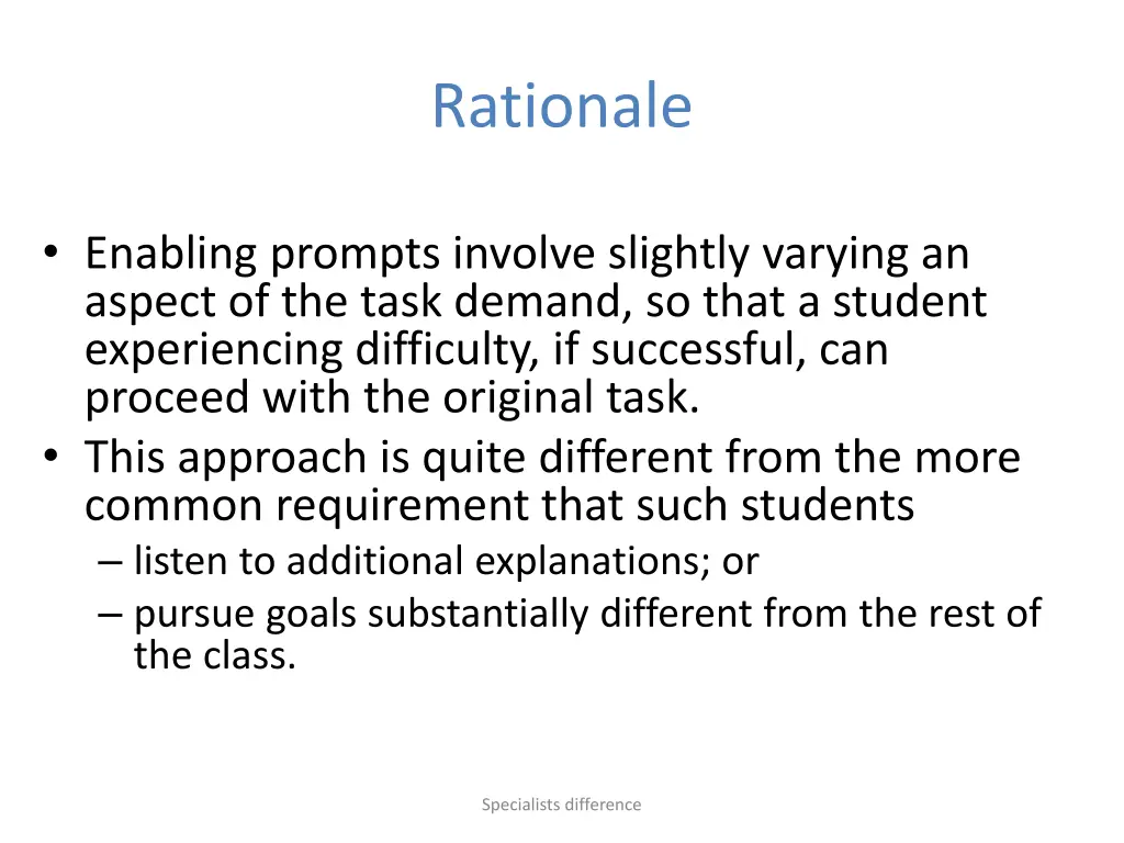 rationale 2