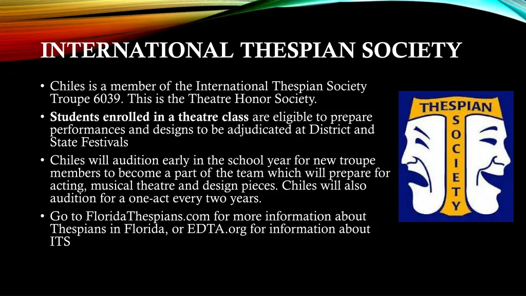 international thespian society