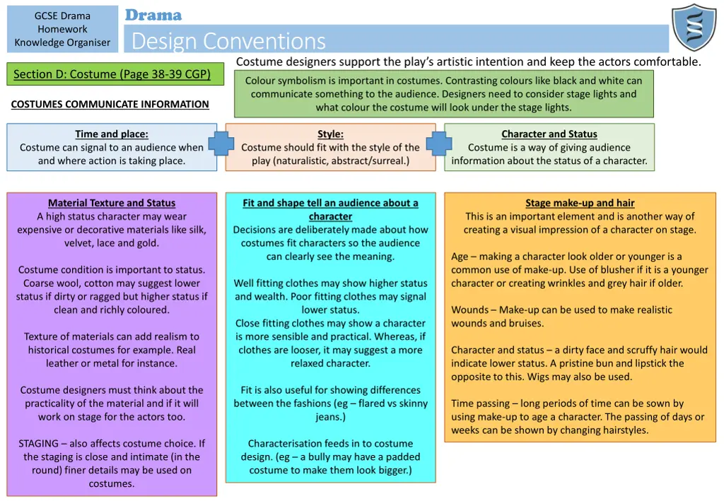 drama design conventions 3