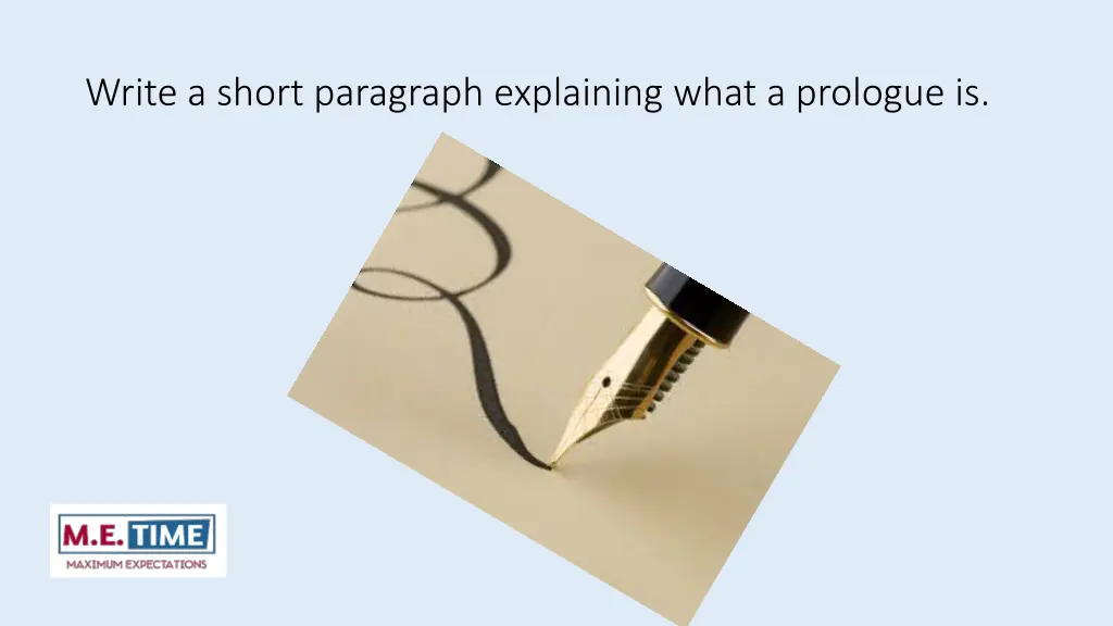 write a short paragraph explaining what