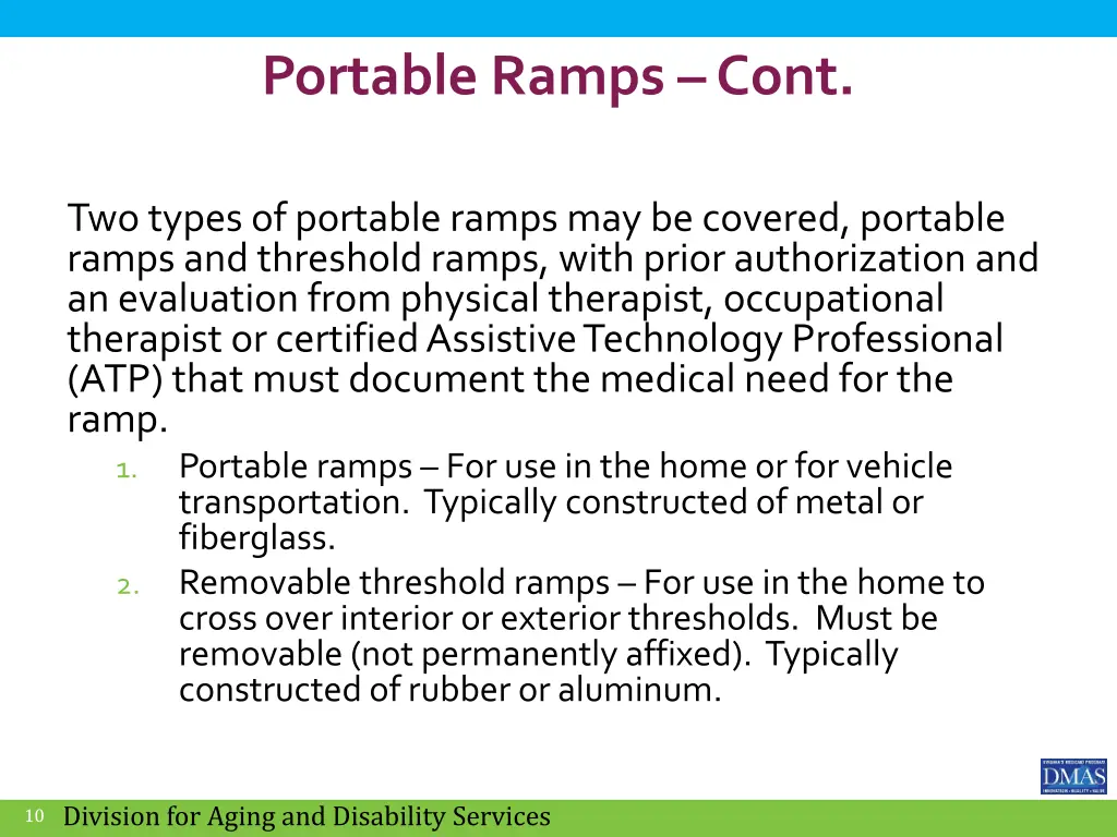 portable ramps cont