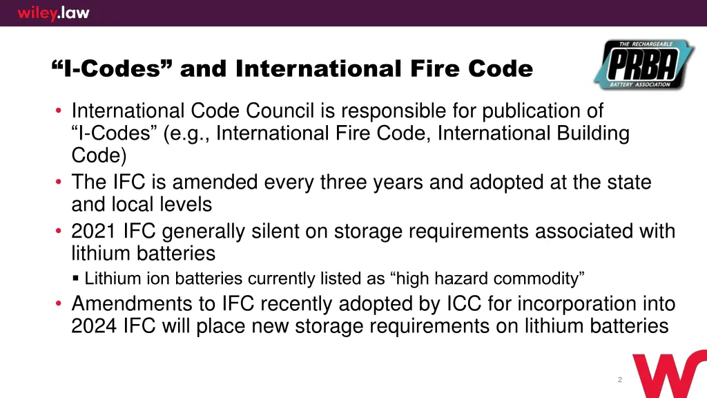 i codes and international fire code