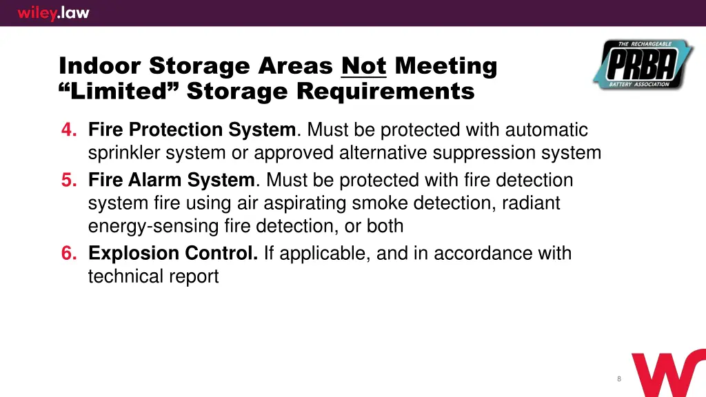 indoor storage areas not meeting limited storage 2