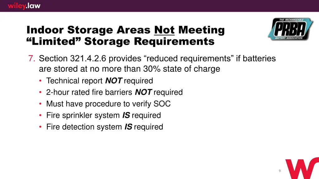 indoor storage areas not meeting limited storage 3