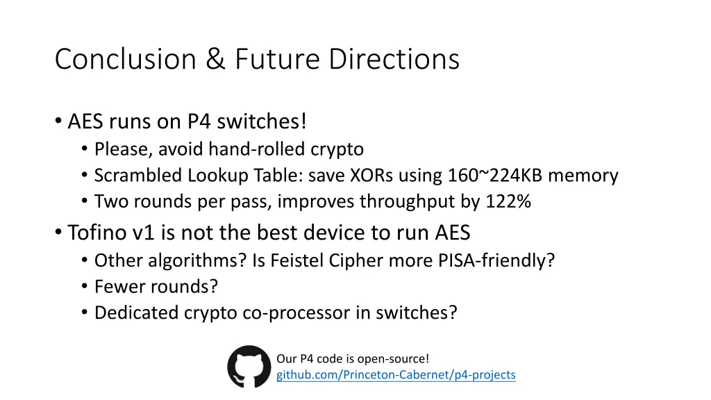 conclusion future directions