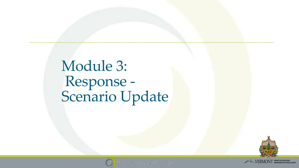 module 3 response scenario update